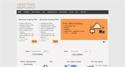 Desktop Screenshot of hostingservant.com